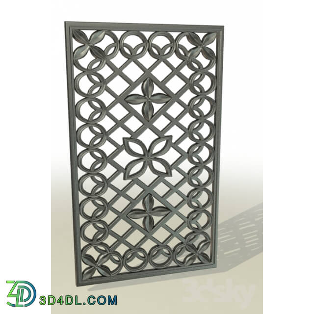 Other architectural elements - Grille with rings