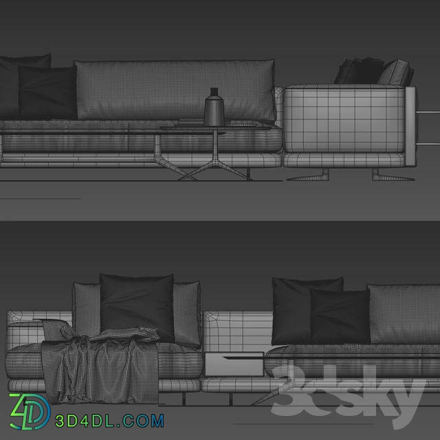 Sofa - Poliform Mondrian Sofa