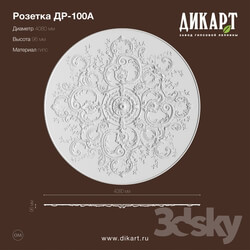 Decorative plaster - DR-100a_D4080x96mm 