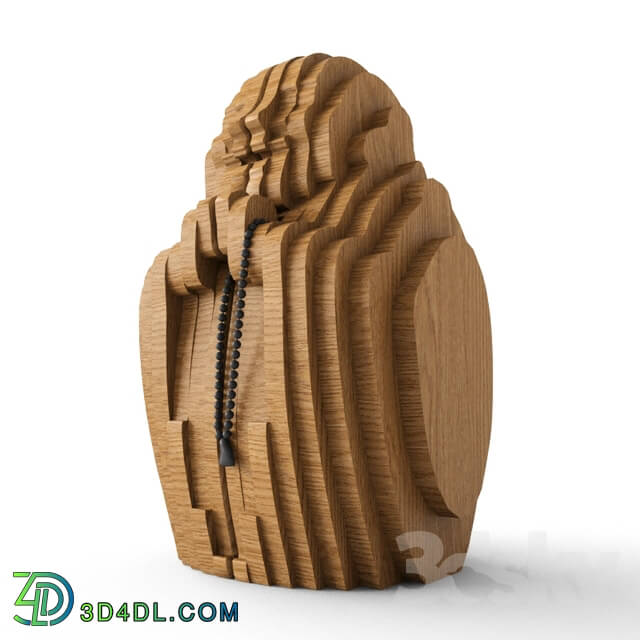 Sculpture - wood buddha