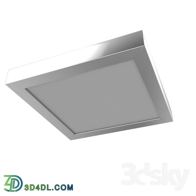 Spot light - 96059 LED ultra-thin overlay panel FUEVA 1_ 22W _LED_ 3000K_ 300x300_ IP44_ chrome