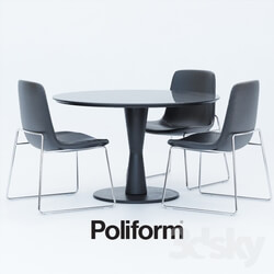 Table _ Chair - Tables Chairs Poliform Ventura_ Flute 