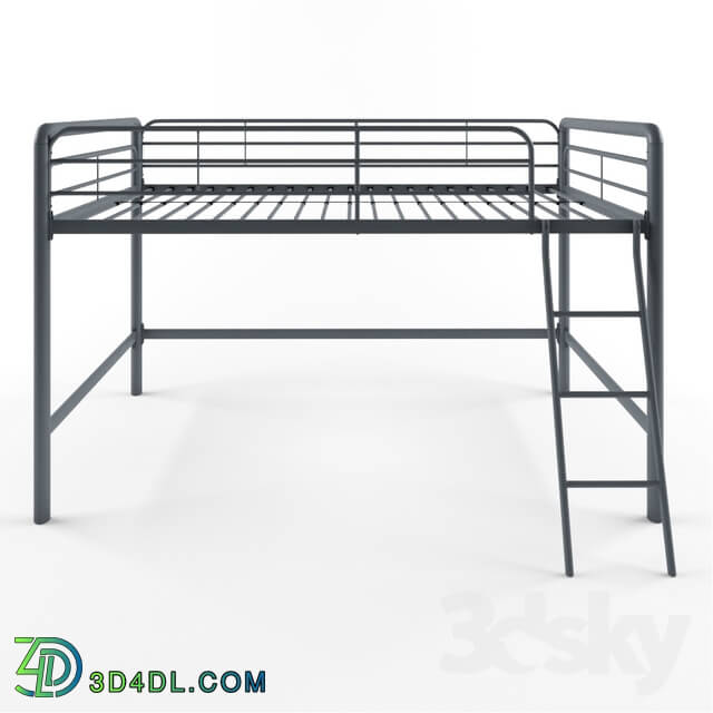 Bed - Myron Junior Twin Low Loft Bed