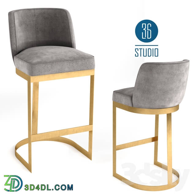 Chair - OM Bar stool model J129 by Studio 36