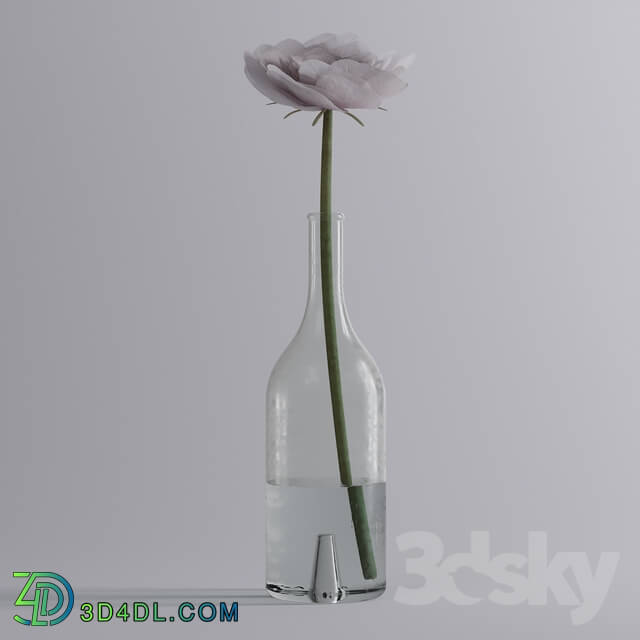 Vase - Vase with a flower