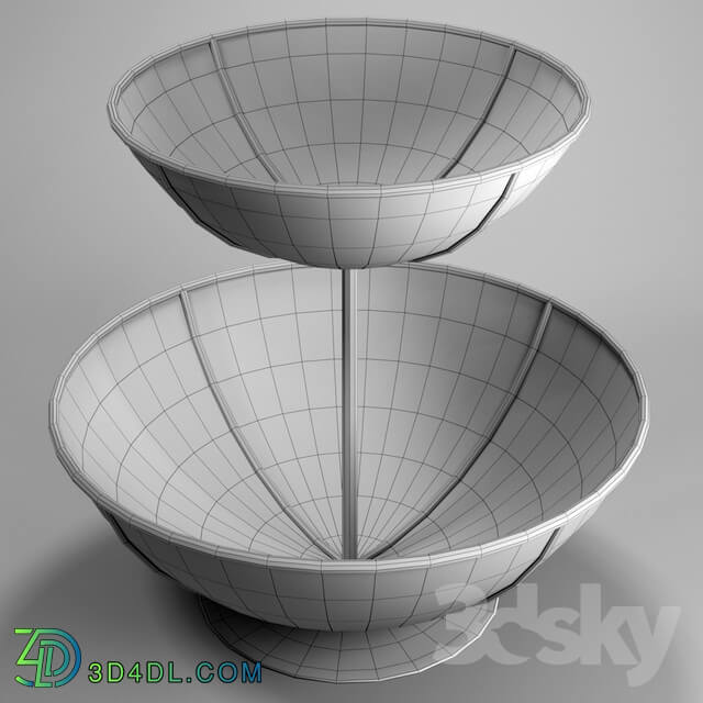 Tableware - Fruit bowl two tier