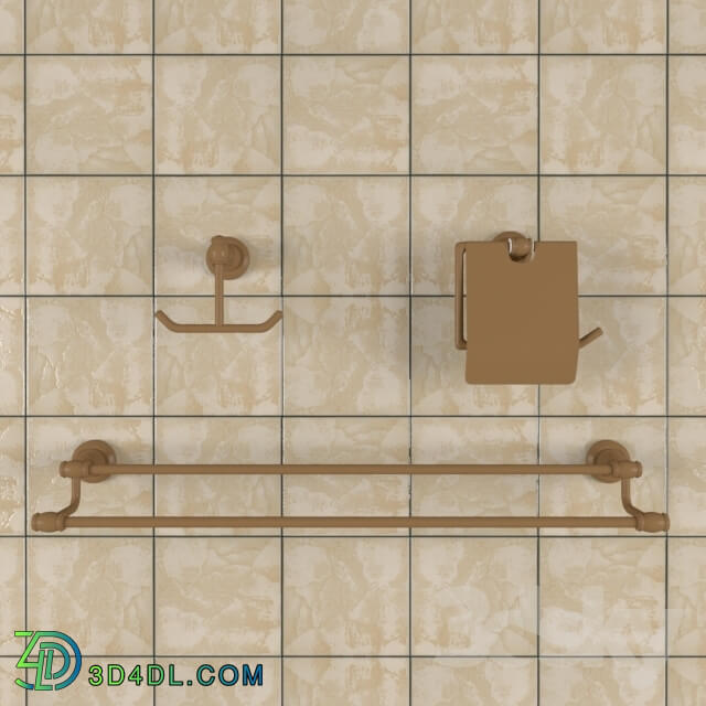 Bathroom accessories - Hangers for towels_ paper holder