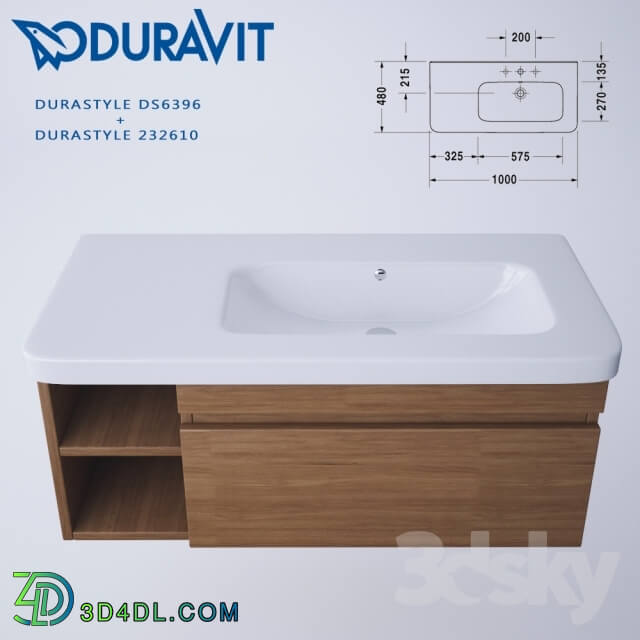 Wash basin - DURASTYLE 232610 _ DS6396