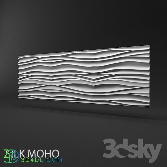 3D panel - 3d Panel Silk Artpole Moho