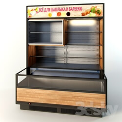Shop - Refrigerated display case with Bonetti 