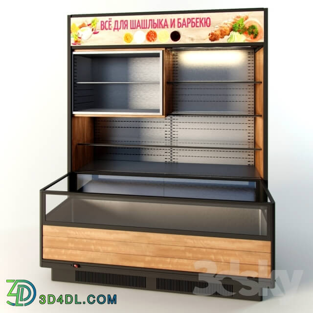 Shop - Refrigerated display case with Bonetti