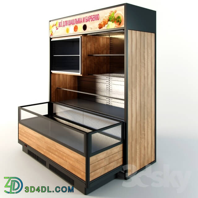 Shop - Refrigerated display case with Bonetti