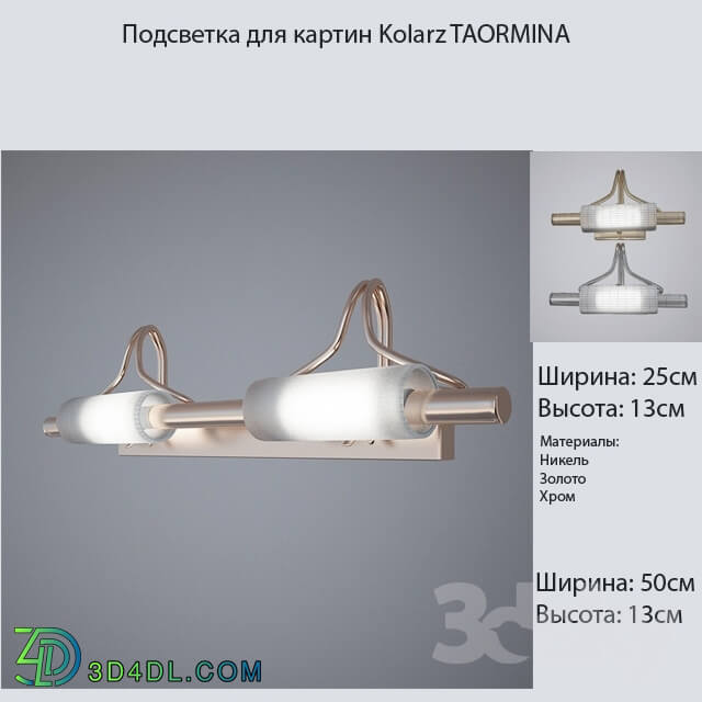 Wall light - Lighting for pictures Kolarz TAORMINA