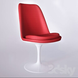 Chair - Tulip chair with padded backrest 