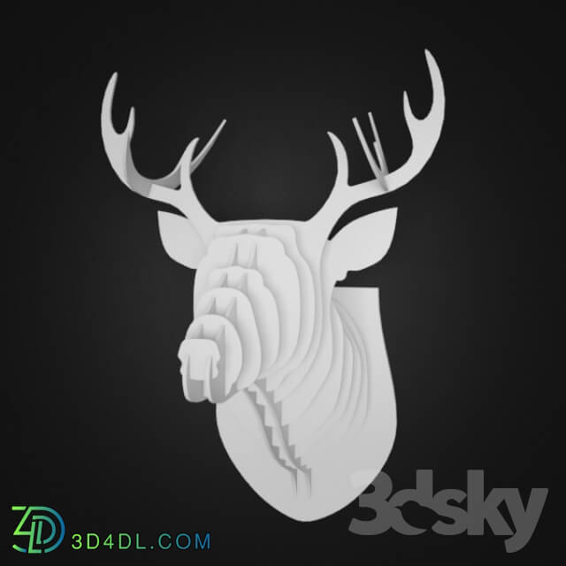 Other decorative objects - Frame Deer