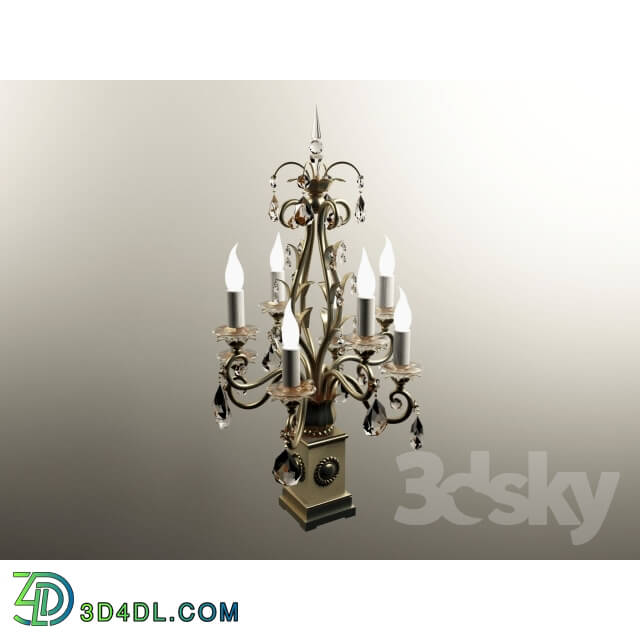 Table lamp - table lamp in candlestick