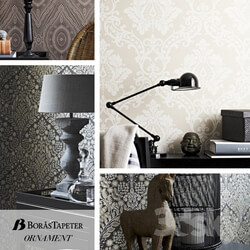Wall covering - Wallpaper Borstapeter Ornament collection_ 