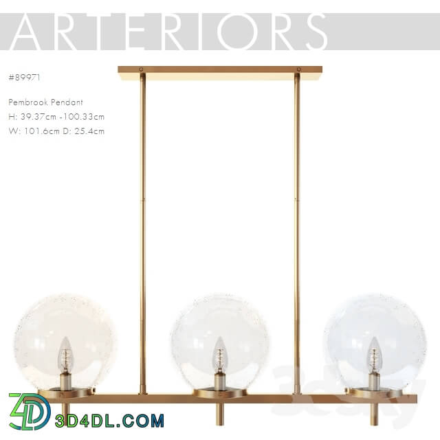 Ceiling light - ARTERIORS _ Pembrook Pendant