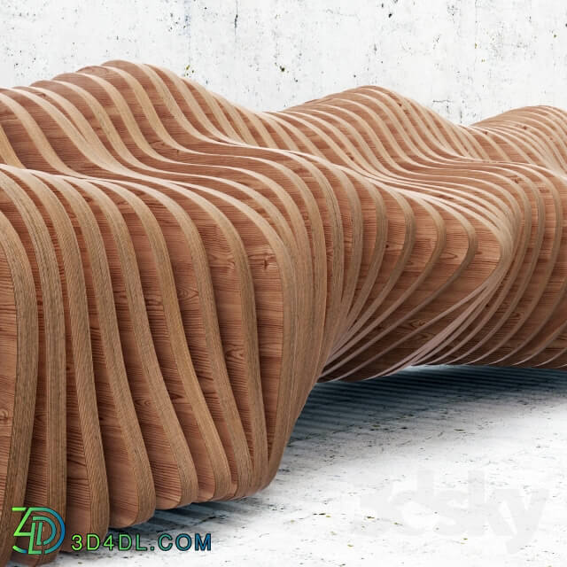 Other architectural elements - Parametric bench