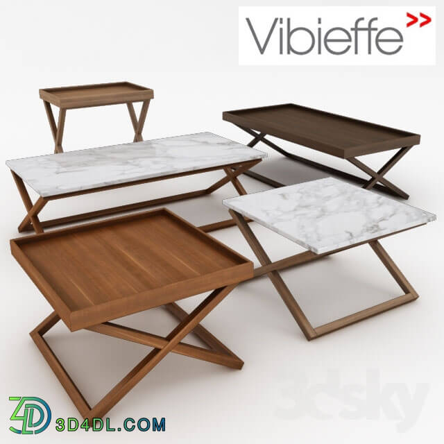Table - Vibieffe coffee table set 2
