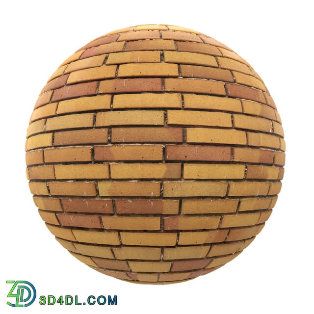 CGaxis-Textures Brick-Walls-Volume-09 yellow brick wall (08)