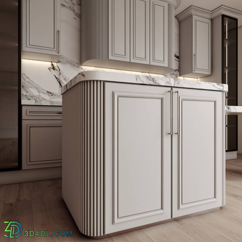 neoclassic kitchen