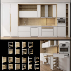 Kitchen plus Cabinet Storage_001 آشپزخانه و کابینت 001