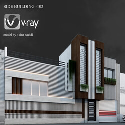 side building elevation 101 نمای ساختمان همسایه-102