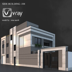 side building elevation-104 نمای ساختمان همسایه-104