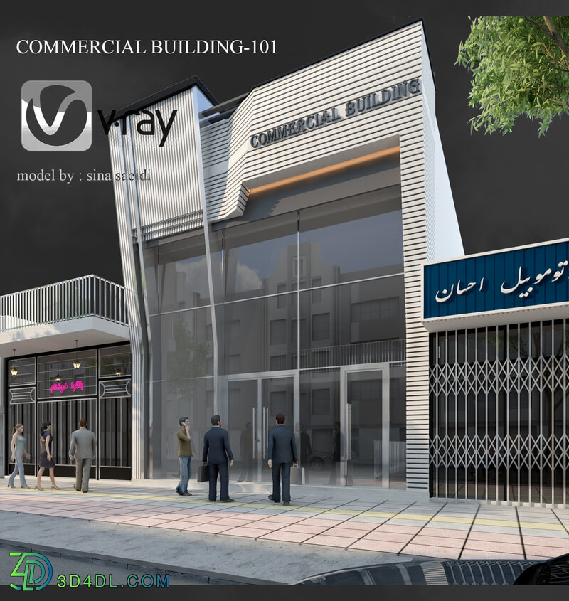 commercial building elevation-101