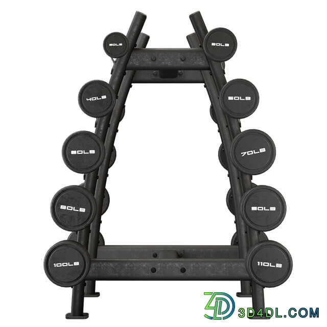 Urethane Fixed Curl Barbell Set