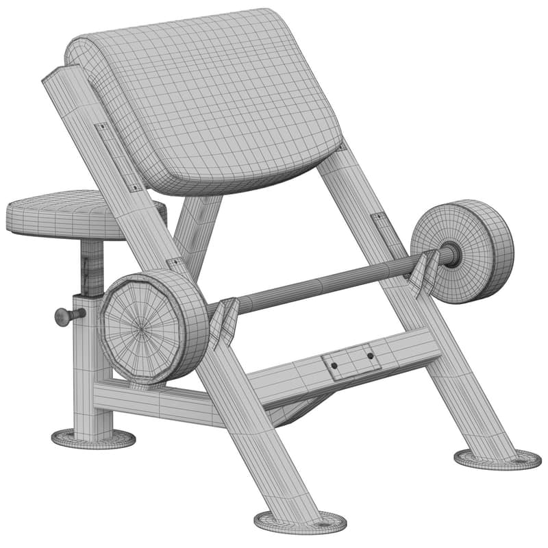 Titan Preacher Curl Bench V2