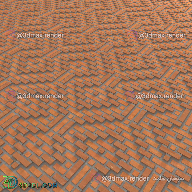 Brick texture and 3D model