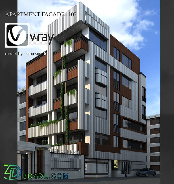 residental apartment facade -103