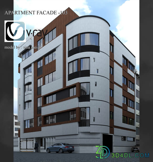 residental apartment facade -103