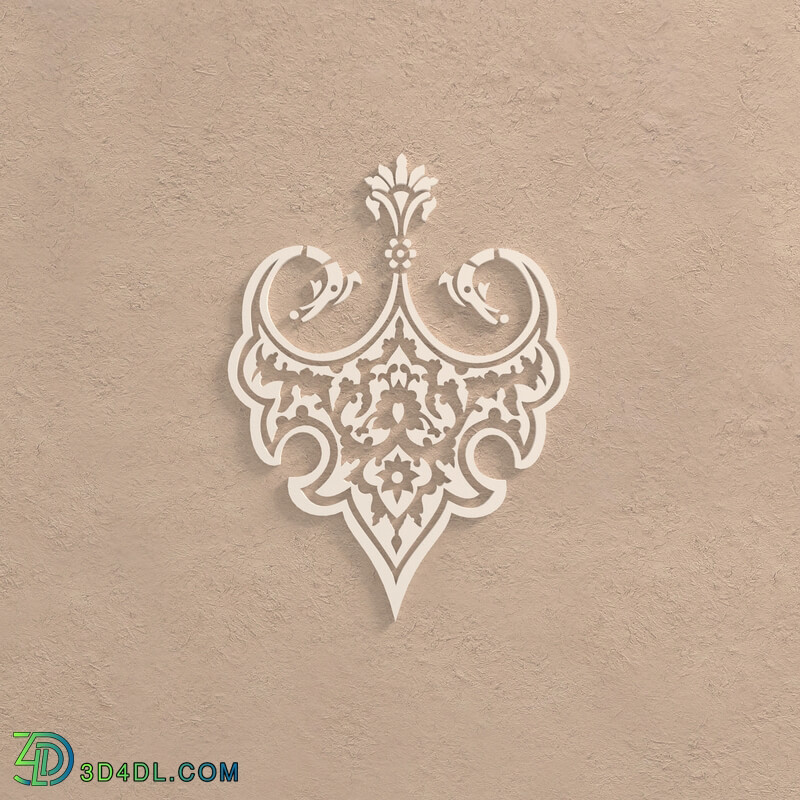 3D model of stucco design 12