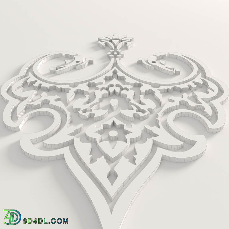 3D model of stucco design 12