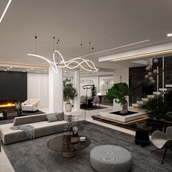 Modern Living room نشیمن و پذیرایی مدرن