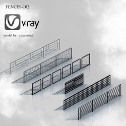 fences-102 نرده تراس و پله-102