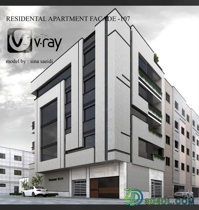 residental apartment facade - 107