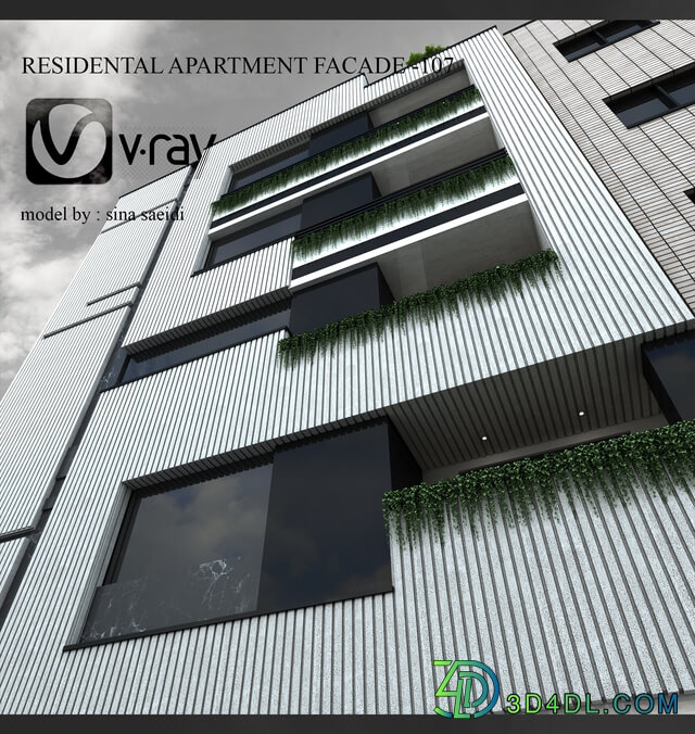 residental apartment facade - 107