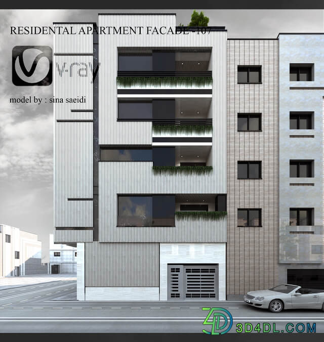 residental apartment facade - 107