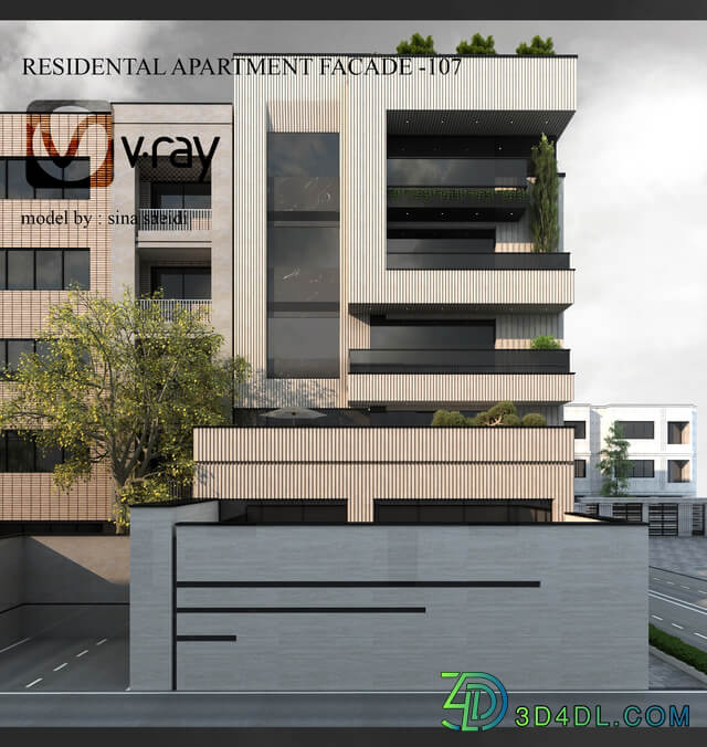 residental apartment facade - 107