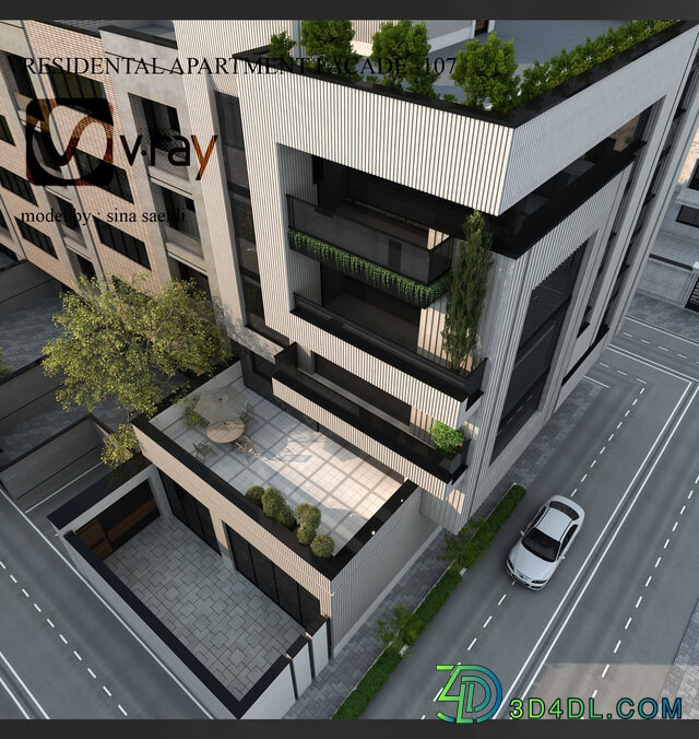 residental apartment facade - 107