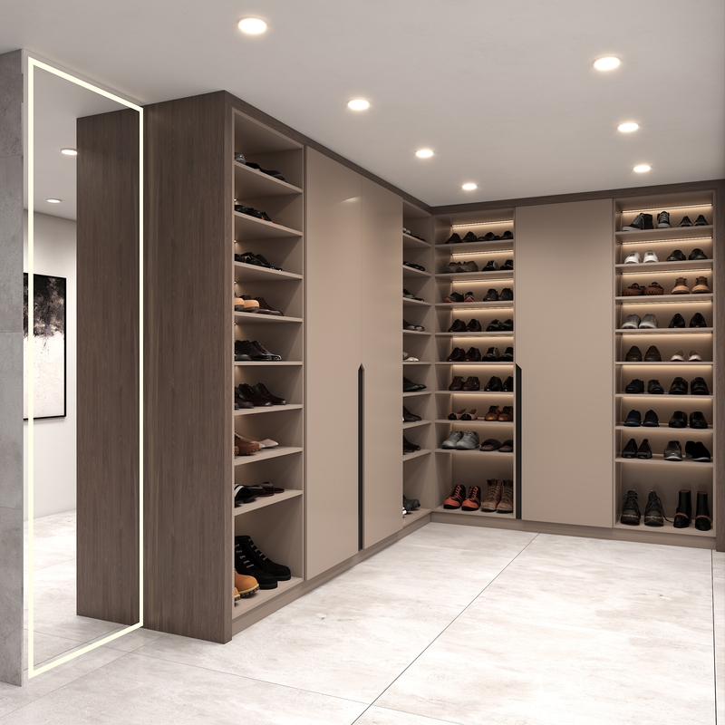 Neo classicshoe rack & kitchen