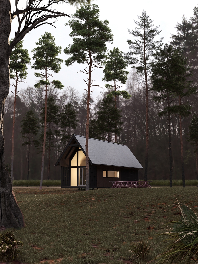 forest atmospher vray6