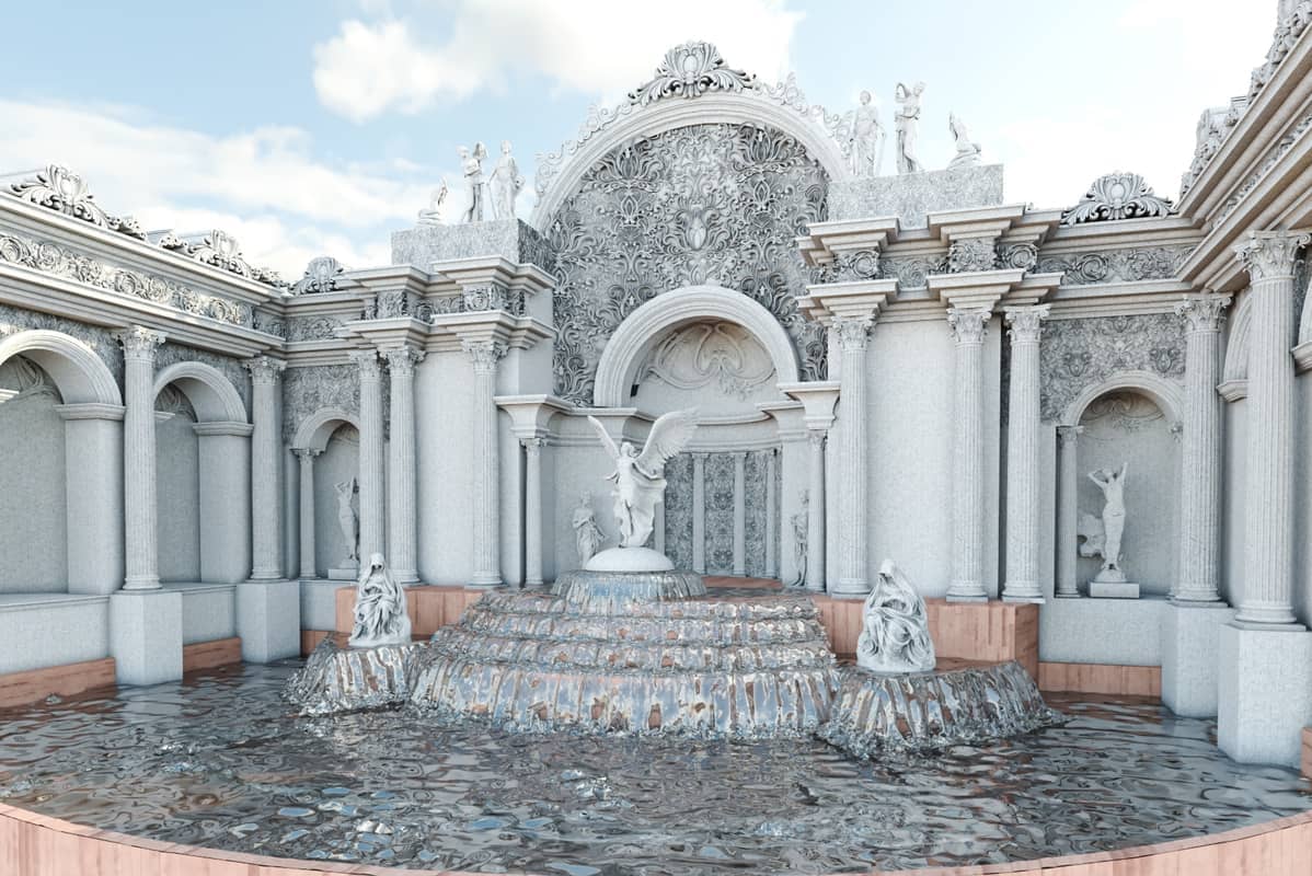 fountains