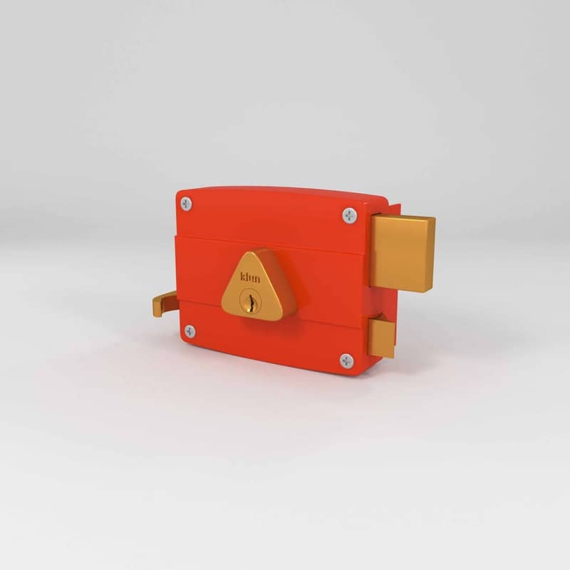 3D model of a lock in the yard
