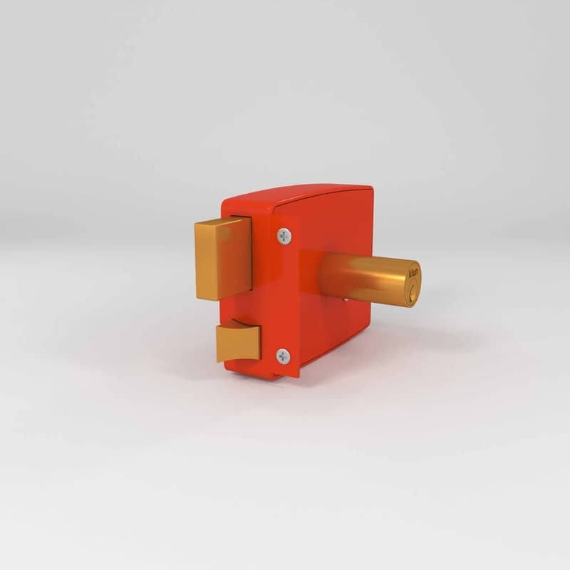 3D model of a lock in the yard