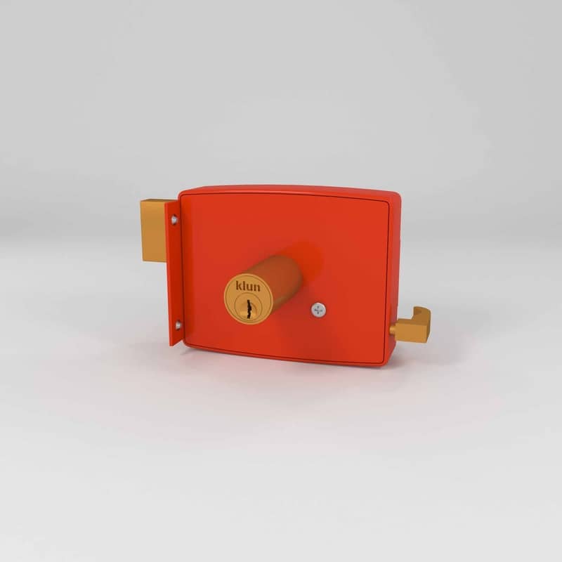 3D model of a lock in the yard